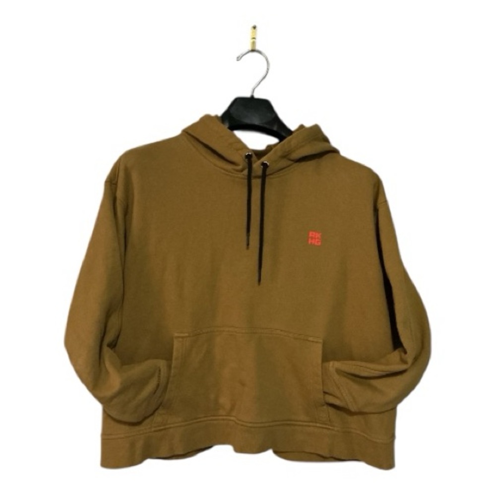Olive Oil Cropped Hoodie 100% Cotton 2X